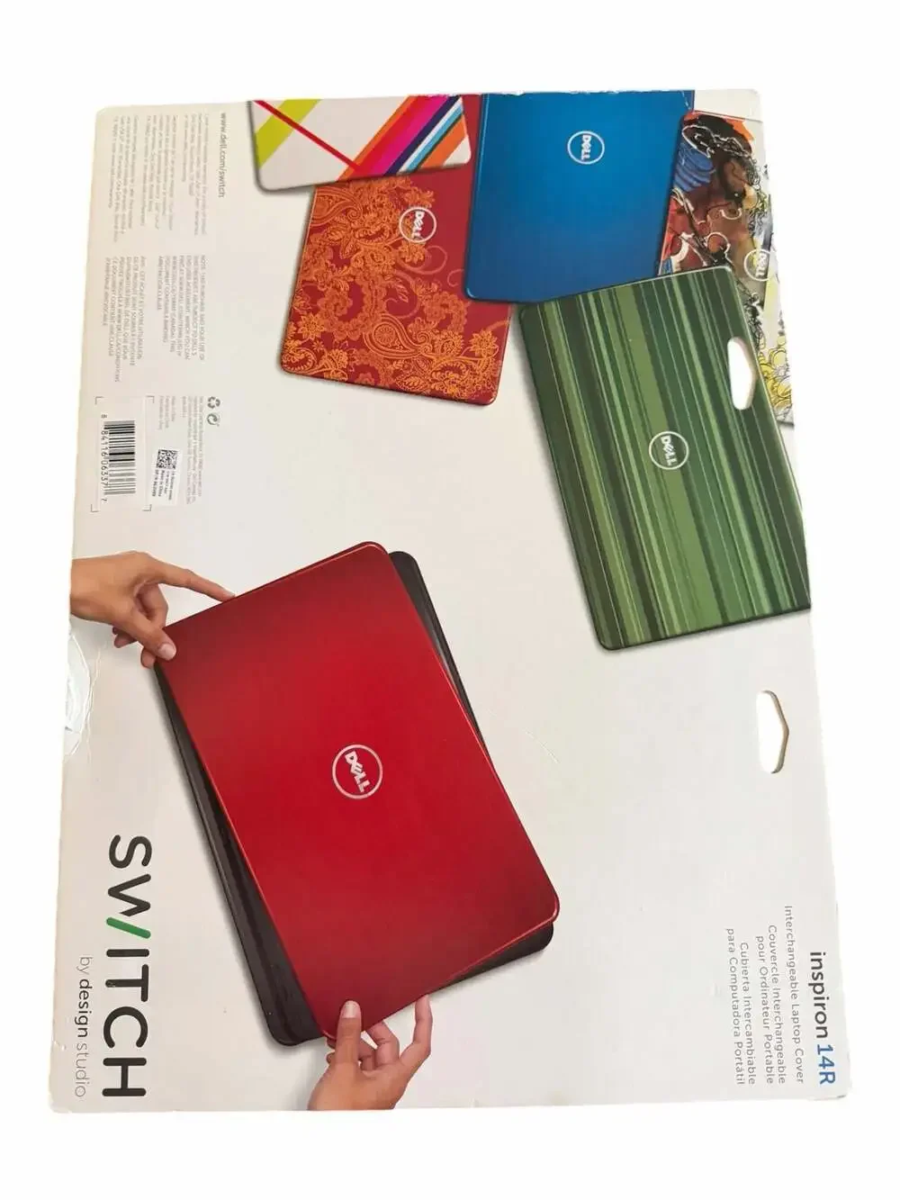 Dell Inspiron 14R Switch by Design Studio Interchangeable Laptop Lid Cover - Pea